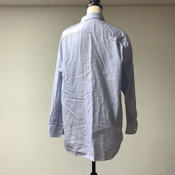 Gitman Gold Mens Striped Button Down Shirt 16 - Picture 2 of 7